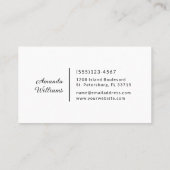 パームツリーズロゴアイランドライフスタイル 名刺 (裏面)