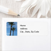 パームツリーズ差出人住所ラベル ラベル (インサイチュ)