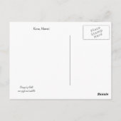 パームツリーズ&ハワイアンサンセット ポストカード (裏面)