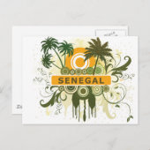 パームツリーセネガル ポストカード (正面/裏面)