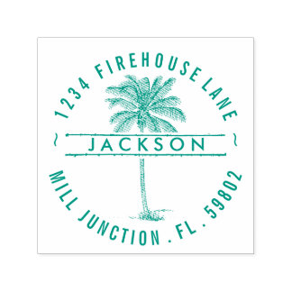 パームツリーセルフインキング差出人住所スタンプ セルフインキングスタンプ