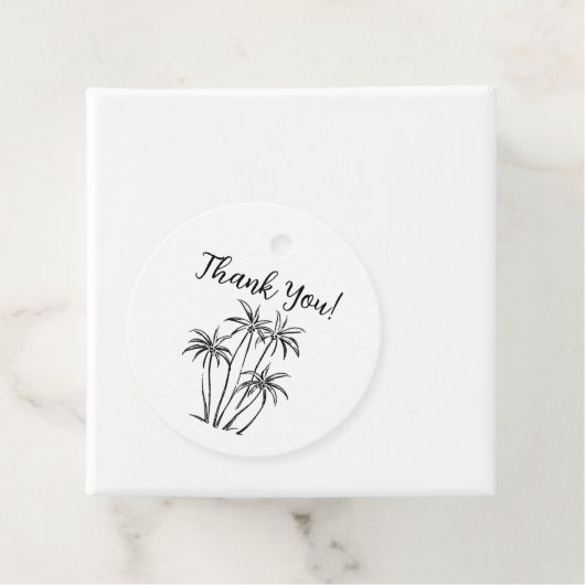 パームツリーテイストのサンキュータグ ビーチハッピーアワー フェイバータグ (インサイチュ)