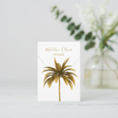 パームツリーテラコッタネッモダンクレスディスプレイ     名刺 (スタンド正面)