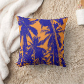 パームツリーデザインクッション クッション (ブランケット)