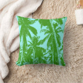 パームツリーデザイン クッション (ブランケット)