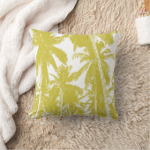パームツリーデザイン クッション (ブランケット)