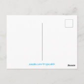 パームツリートロピカルアイランドビーチ ポストカード (裏面)