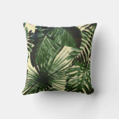 パームツリートロピカルクッションイエローパステル クッション (裏面)