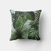 パームツリートロピカルクッションブルー クッション (裏面)