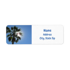 パームツリートロピカルサンシャインアイランドパラダイス ラベル