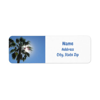 パームツリートロピカルサンシャインアイランドパラダイス ラベル