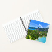 パームツリートロピカルタイアイランドベイ ノートブック (内部)