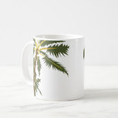 パームツリートロピカルビーチ コーヒーマグカップ (正面左)