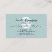 パームツリートロピカルロミニマルゴ 名刺 (裏面)