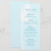 パームツリートロピカル結婚的メニューカード メニュー (正面/裏面)