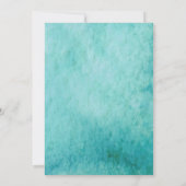 パームツリートロピカル誕生日 招待状 (裏面)