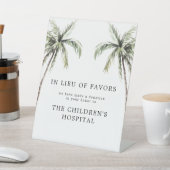 パームツリートロピカル |好意に代わる 台座サイン (インサイチュ)