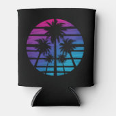 パームツリーハワイアンビーチサマーバケーション 缶クーラー (正面)