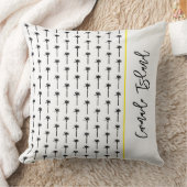 パームツリーパターンロケーション旅行ビーチおもしろい クッション (ブランケット)