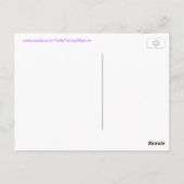 パームツリーパフィー雲フロリダポストカード ポストカード (裏面)