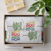 パームツリービジネスロゴホリデークリスマスカード 薄葉紙 (ギフト)