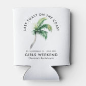 パームツリービーチガールズウィークエンドバチェロレッテ 缶クーラー (裏面)
