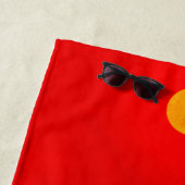 パームツリービーチサマータイム！オレンジビーチタオル ビーチタオル (インサイチュ)