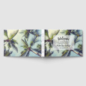 パームツリービーチハウスバケーションレンタルホームウェルカム ゲストブック (全面)