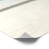 パームツリービーチブルーシースカイサニーデイ ポスター (角)