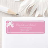 パームツリーピンクシエレガントッモダンチ ラベル (インサイチュ)