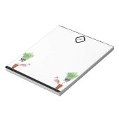 パームツリーピンクフラミンゴフラミンゴス ノートパッド (回転)