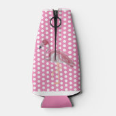 パームツリーピンクフラミンゴフラミンゴズカンボトル カッコいい ボトルクーラー (裏面)