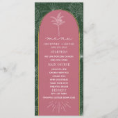 パームツリーピンク&グリーンビーチ結婚式 メニュー (正面)