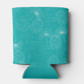 パームツリーピンク&ブルービーチ結婚式 缶クーラー (裏面)