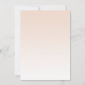 パームツリーピーチダストビーチ結婚式招待状 招待状 (裏面)