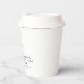 パームツリーファミリーバケーションカスタム 紙コップ (左)