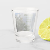 パームツリーファミリー懇親会サマーバケーションキープサケ ショットグラス (裏面)