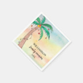 パームツリーファミリー懇親会 スタンダードカクテルナプキン (角)