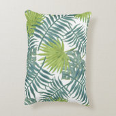 パームツリーフロンズ絵画ハワイアン アクセントクッション (裏面(縦))