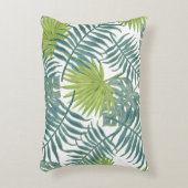 パームツリーフロンズ絵画ハワイアン アクセントクッション (正面(垂直))
