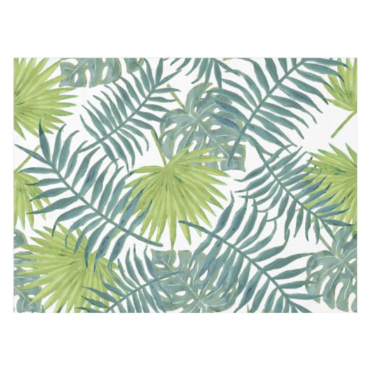 パームツリーフロンズ絵画ハワイアン テーブルクロス (正面(横))