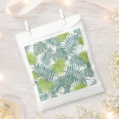 パームツリーフロンズ絵画ハワイアン フェイバーバッグ (クリップ留めされた状態)