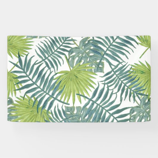 パームツリーフロンズ絵画ハワイアン 横断幕 (横)