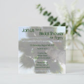 パームツリーブライダルシャワー招待状 招待状 (スタンド正面)