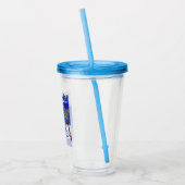 パームツリーブルースキーズ アクリルタンブラー (左)