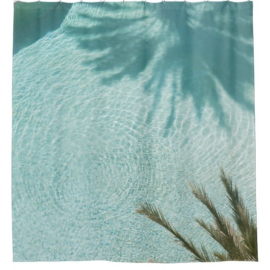 パームツリープールドリーム#2 #wall #art シャワーカーテン (正面)