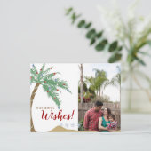 パームツリーホリデーフォトポストカード シーズンポストカード (スタンド正面)