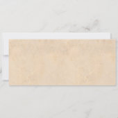 パームツリーボーディングパス結婚のチケット 招待状 (裏面)