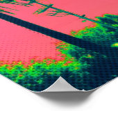 パームツリーポスター(12.3インチx 15インチ) ポスター (角)