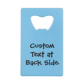 パームツリーマンガクレジットカードボトルオープナー クレジットカード栓抜き (裏面)